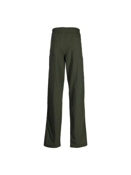 Pantalones rectos Maison Kitsuné verde