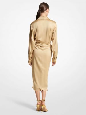 Платье-рубашка Michael Kors коричневое