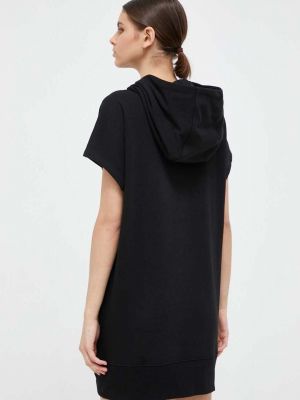 Oversized mini šaty Dkny černé