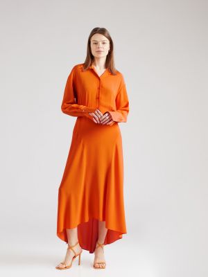 Košeľové šaty Patrizia Pepe oranžová