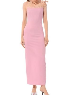 Шерстяное платье Giuseppe Di Morabito розовое