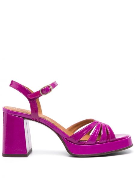 Kožené sandále Chie Mihara fialová