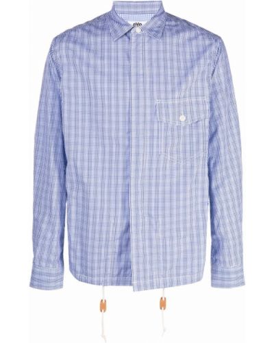 Camisa con botones a cuadros Junya Watanabe blanco