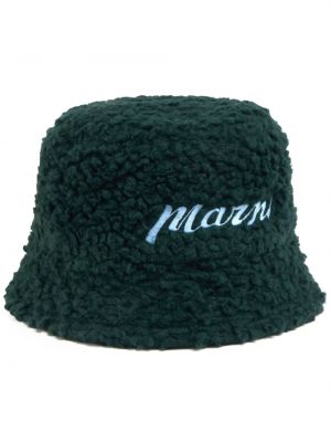 Fleece mütze mit stickerei Marni