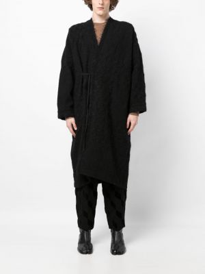 Bavlněný kabát Uma Wang černý
