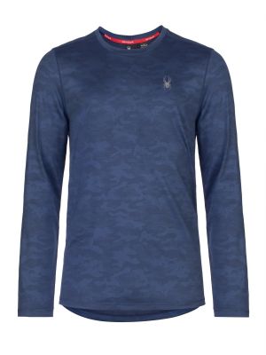 Sportiniai marškinėliai Spyder mėlyna