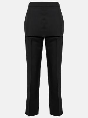 Spodnie wełniane Givenchy, сzarny
