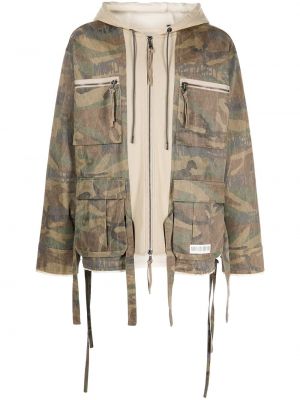 Jacke mit reißverschluss mit camouflage-print Mostly Heard Rarely Seen