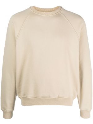 Bombažni pulover Auralee bela