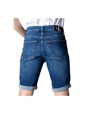 Pantalones cortos vaqueros con cremallera Calvin Klein Jeans azul