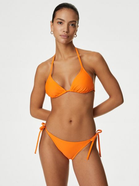 Slipové plavky Marks & Spencer oranžová