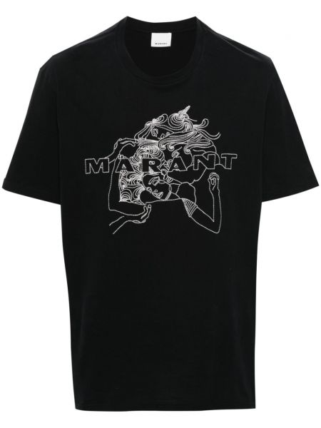 T-shirt brodé Marant