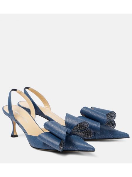 Slingback pumps Mach & Mach blå