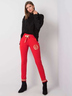 Sport nadrág Fashionhunters - piros