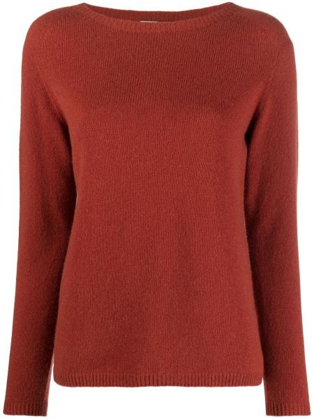 Sweter z kaszmiru S Max Mara czerwony