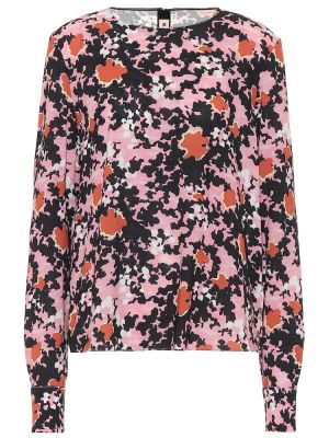 Bluza s cvetličnim vzorcem Marni roza
