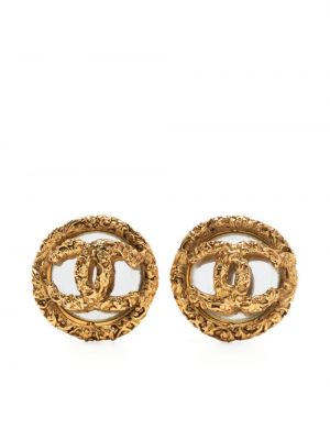 Oversized fülbevaló Chanel Pre-owned aranyszínű