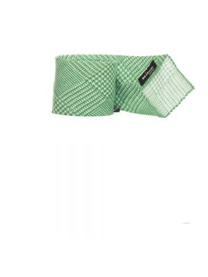 Corbata de seda Kiton verde