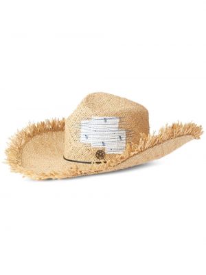 Kepurė Maison Michel smėlinė