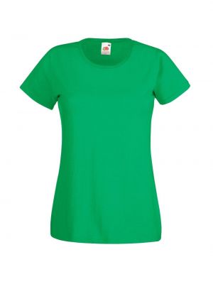 Легкая футболка с короткими рукавами Lady-Fit Fruit of the Loom зеленый