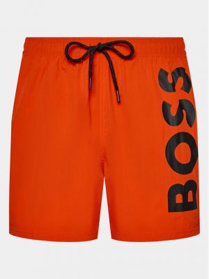 Pantaloni scurți Boss portocaliu