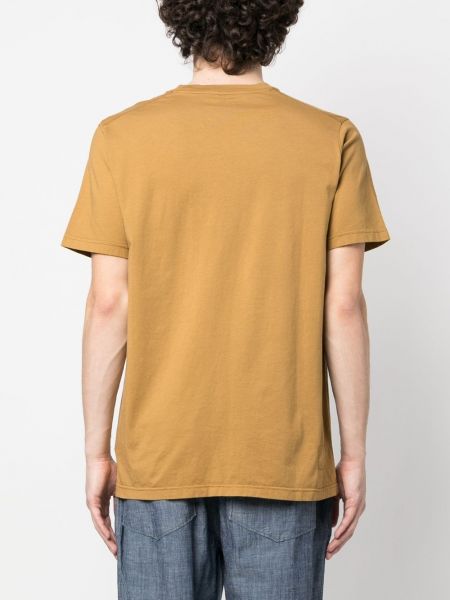 T-shirt di cotone Universal Works marrone