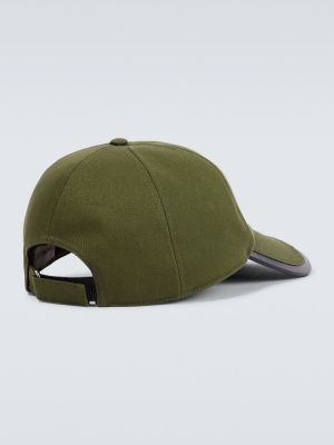 Gorra de algodón Moncler Genius verde