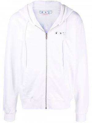 Hoodie Off-white vit