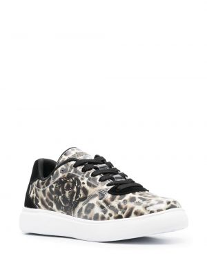 Schnür sneaker mit print mit leopardenmuster Just Cavalli