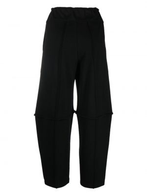 Vlněné kalhoty Issey Miyake černé