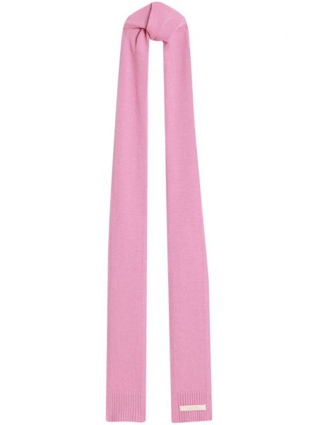 Růžový pletený šál Apparis
