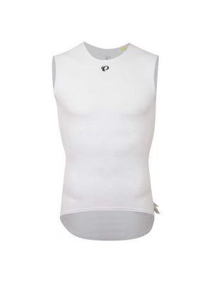 Базовая футболка с жемчугом без рукавов с сеткой Pearl Izumi белая