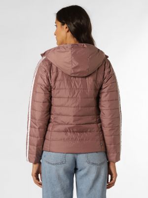 Pernata jakna slim fit Adidas Originals ružičasta