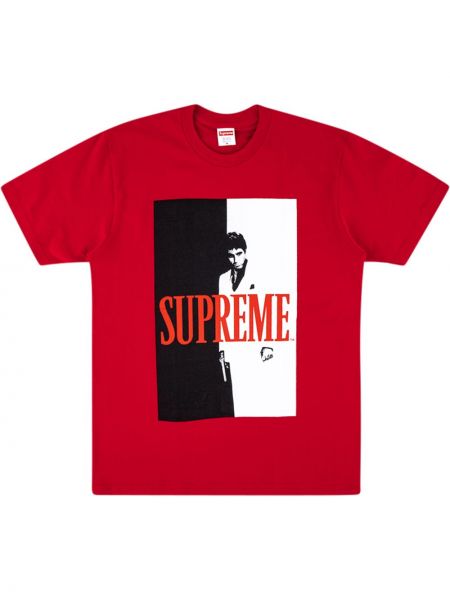 Tričko Supreme červená