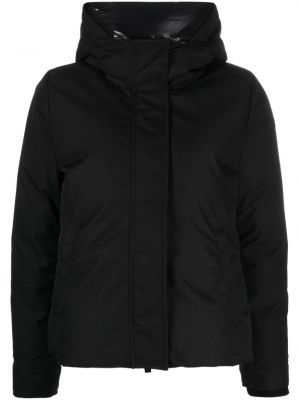 Pernata jakna s kapuljačom Pyrenex crna