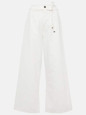 Jeans a vita alta baggy Etro bianco