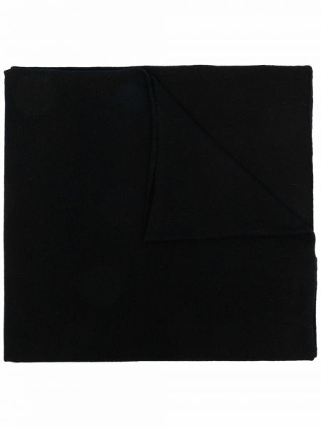 Bufanda de cachemir de punto con estampado de cachemira Allude negro