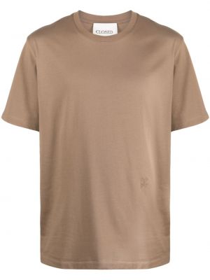 T-shirt aus baumwoll Closed beige