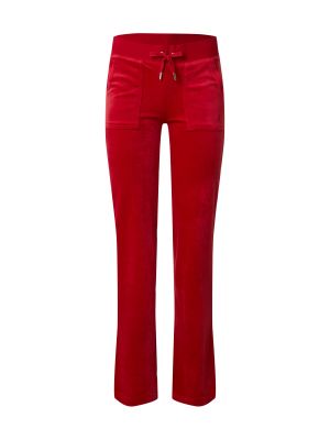 Hlače Juicy Couture rdeča