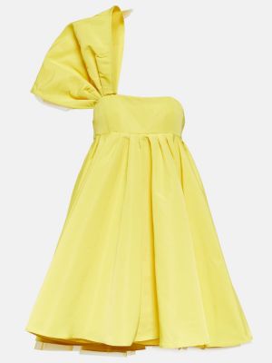 Mini robe asymétrique Nina Ricci jaune