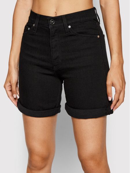 Szorty jeansowe Calvin Klein, сzarny