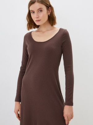 Платье-футболка Imocean коричневое