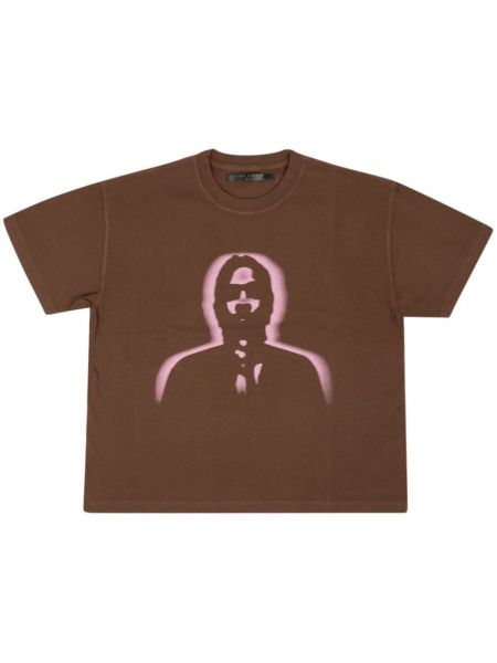 T-shirt Sp5der marron