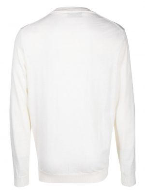 Džemperis ar apaļu kakla izgriezumu Costumein balts