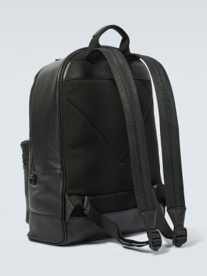 Kožený batoh Kenzo černý