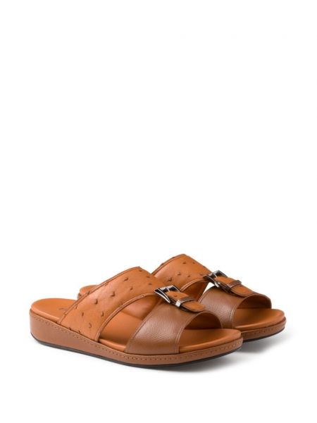 Kožené sandály Prada