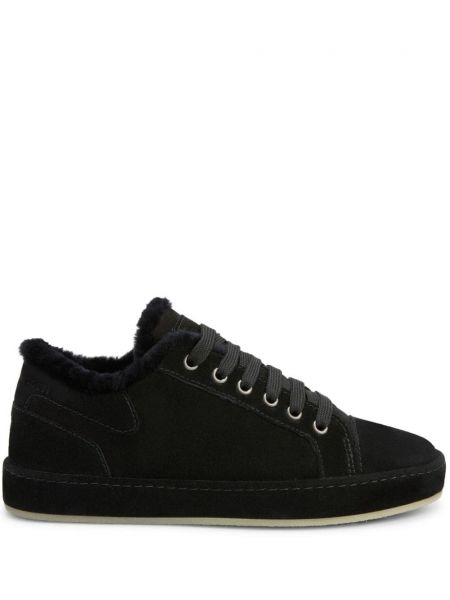 Süet sneaker Giuseppe Zanotti siyah