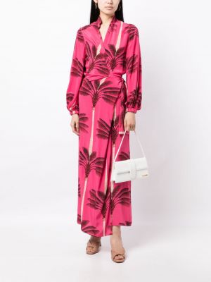 Dlouhé šaty Johanna Ortiz růžové