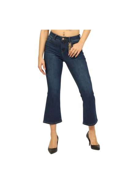 High waist bootcut jeans Gaudi blau