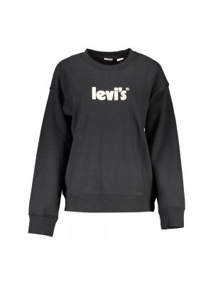 Sweter z nadrukiem Levi's czarny
